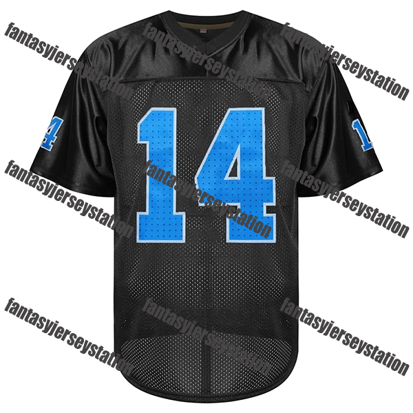 #14 St. Brown 26 Gibbs Jack Goff Embroidery 5 Montgomery Polyester Embroidered Football Jersey, Sports Fan V-Neck Shirt, Breathable Athletic Training 