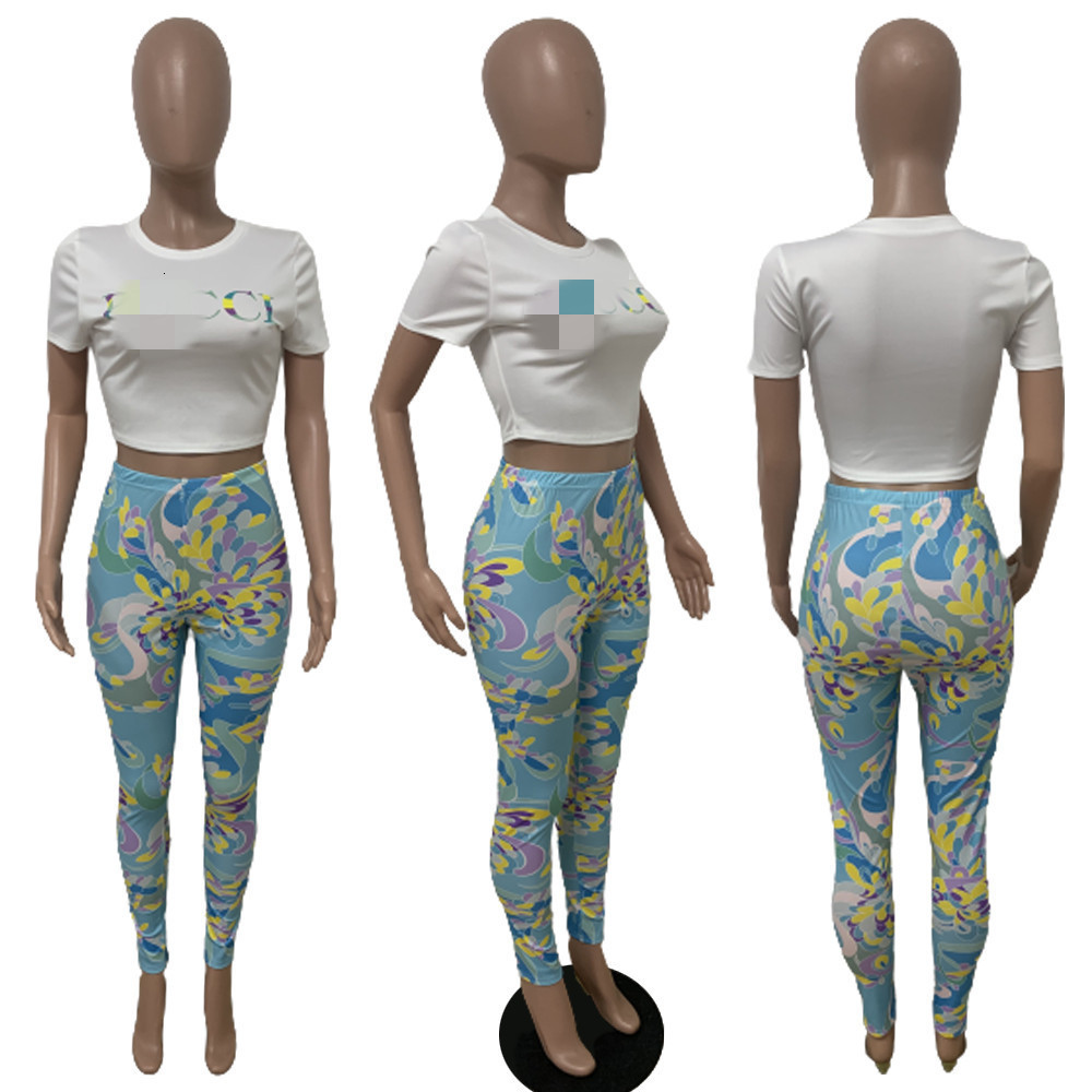 Ld81011 womens sports letter printing set 240423
