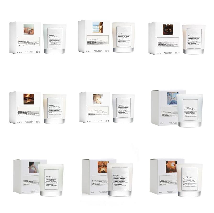 Scented Candle Incense Lazy day Morning Perfume Candle 165g beach autumn vibes Bougie Scented Candles Lasting Paris Brand on a date from the garden bu