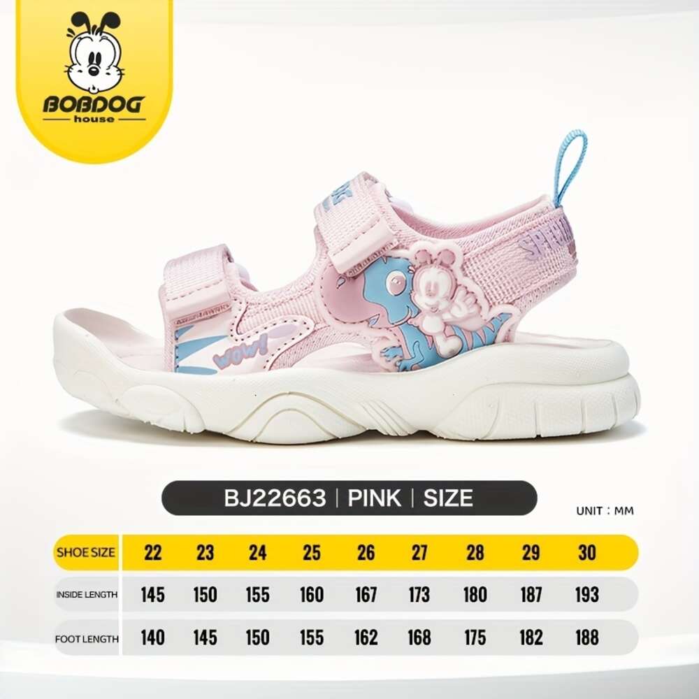 BOBDOG House Unisex Kid's Open Toe Breathable Sandals Comfy Durable Beach Water Shoes Summer BJ22663