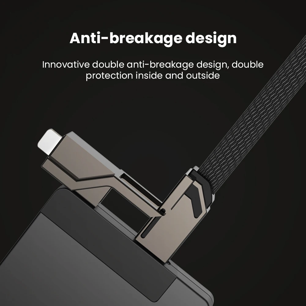 4 In 1 Fast Charging Cable 100W USB Type-C Cable Charging Cable For Huawei Samsung IPhone PD Power Bank USB C Cable Charger USB Date Cord 0.3m 1m 1.5m