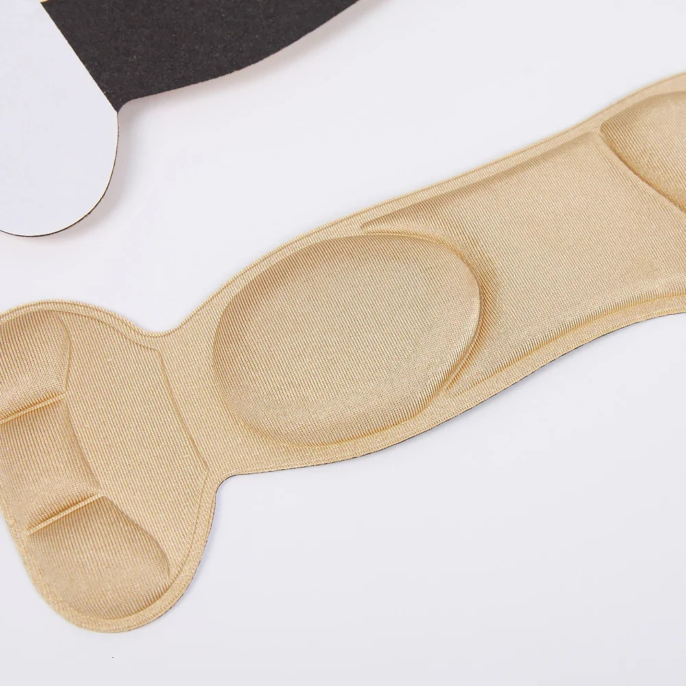 7D Soft Memory Foam Insole Pad Inserts Heel Post Back Breathable Antislip for Women High Shoe Arch Support Insoles 240419