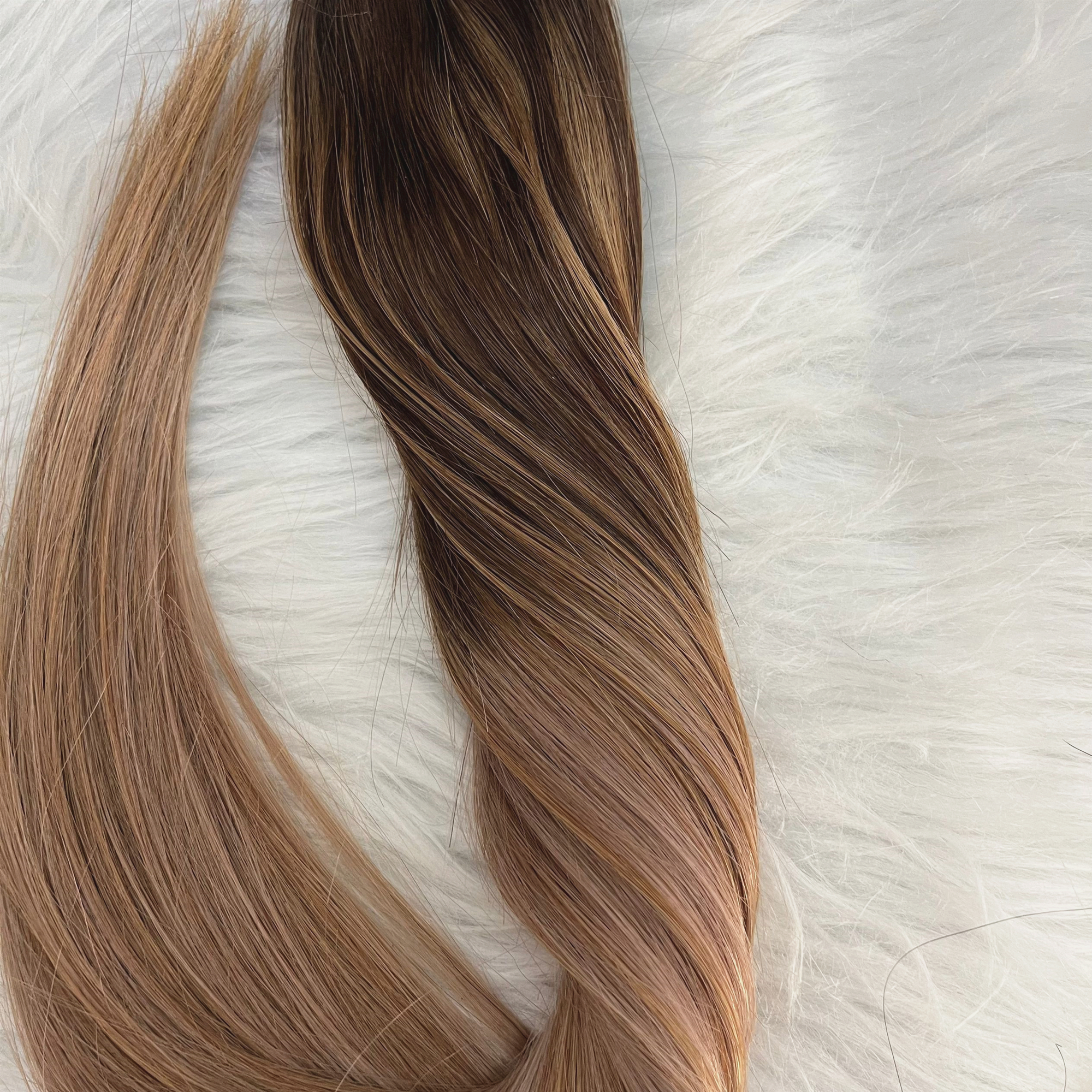Ombre Tape in Human Hair Extensions Balayage T2/6/18 color Remy Brazilian Skin Weft Tape on Extension 100g/40pcs