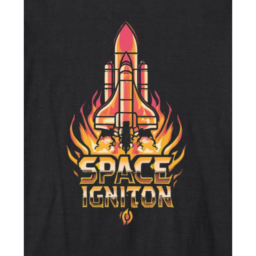 Long Sleeve Shirts for Men sweatshirt Vintage Space Ignition Shuttle - Science Fiction Space Tee Streetwear Casual tops clothes handsome