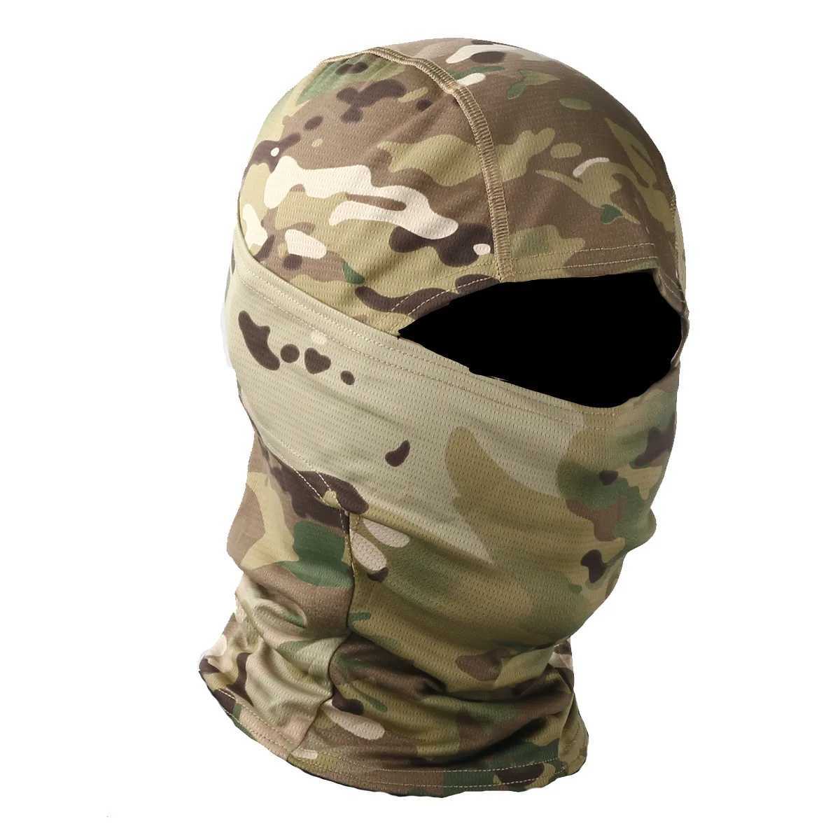 Camouflage Balaclava Full Face Mask CP Hat Hunting Bicycle Cycling Bandana Neck GaiterW250512