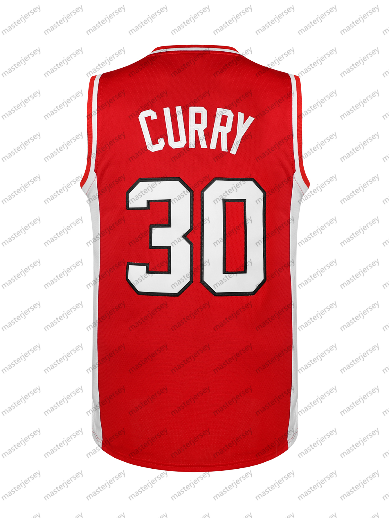DAVIDSON #30 Curry Men's Basketball Jersey Sweatshirt - Embroidered Movie Mesh Letters & Numbers, Crew Neck Sleeveless Training Vest, Loose Fit A