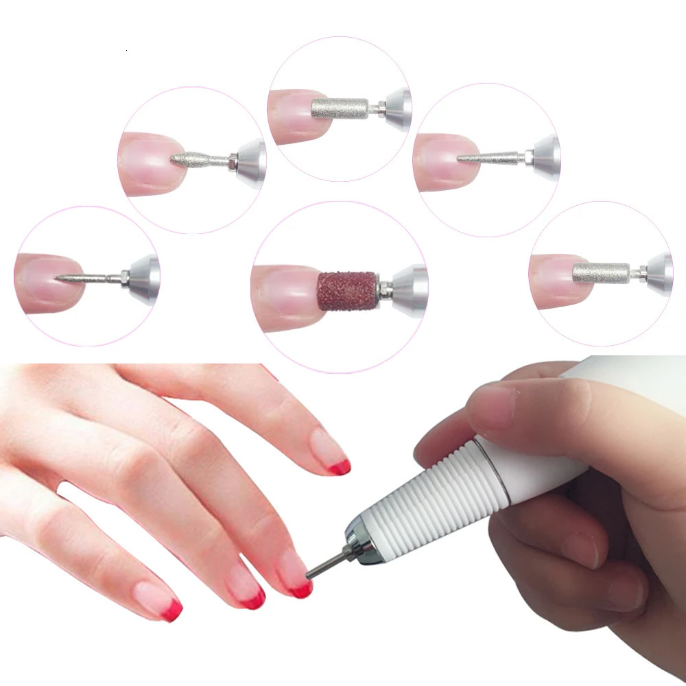 30000 RPM portable electric nail drill rechargeable cordless manual nail trimmer 241122