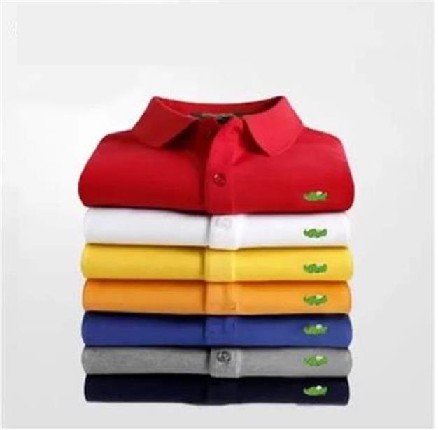 small horse crocodile Solid Polo Shirt Men Luxury Polo Shirts short Sleeve Men's Basic Top Cotton Polos For Boys Brand Designer Polo Homme S-3XL