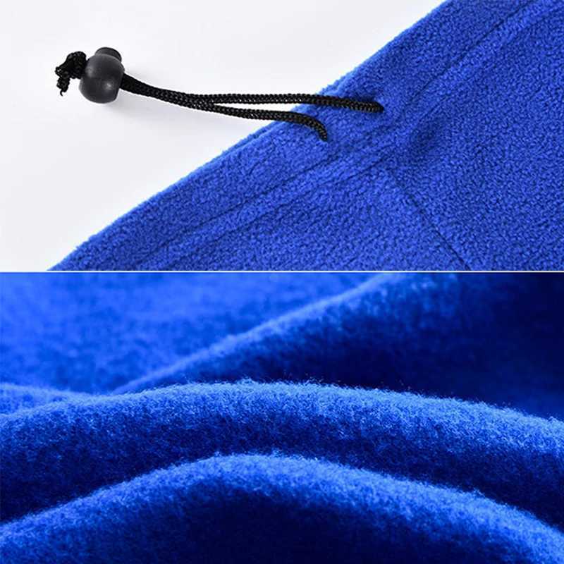 Winter Warm Fleece Hat Scarf Set Thermal Head Cover Balaclava Face Mask Tactical Military Sports Cycling Bonnet Neck ProtectorW250512