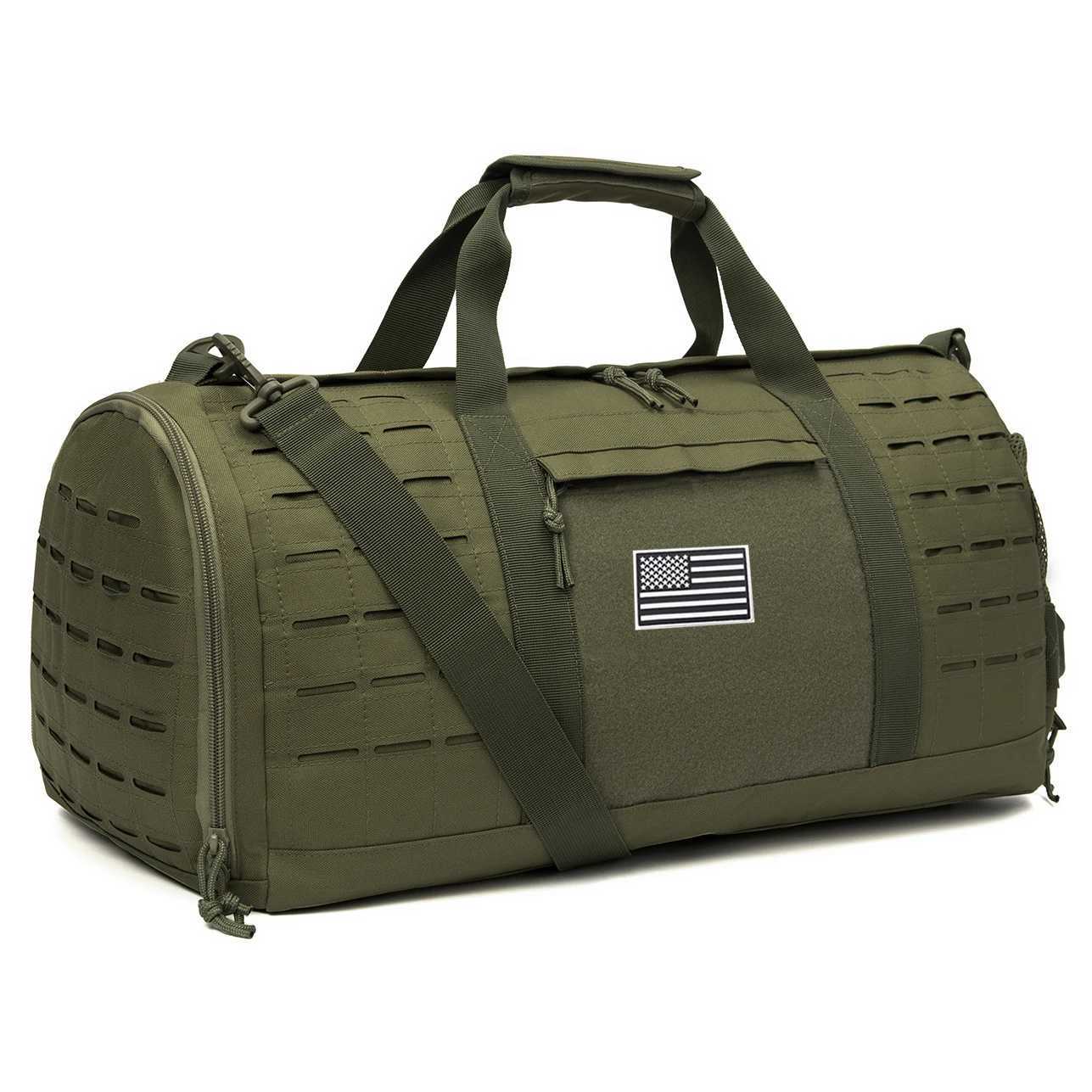 40L Sport Gym Bag Tactical Travel Duffel Bag For Men Basketball Weekender Bag carry lage travel bags Training BagXJ241122