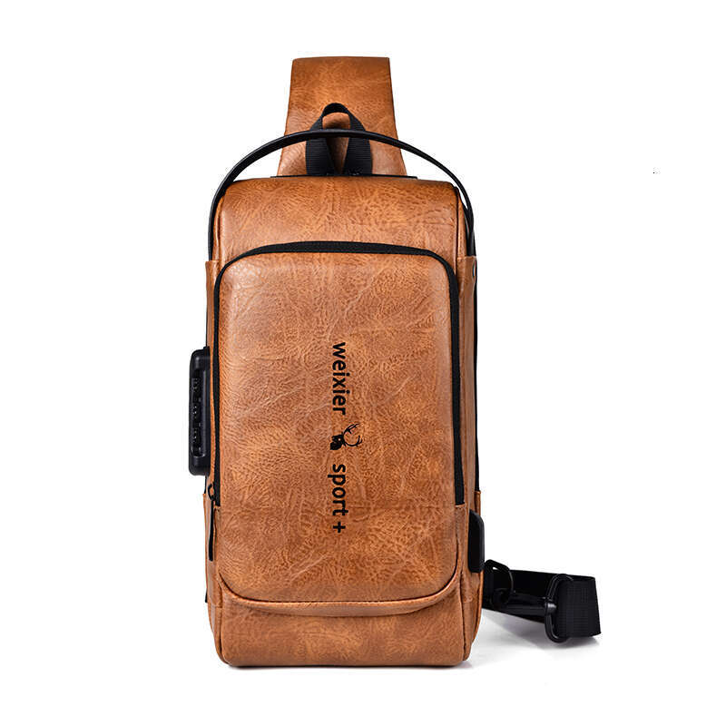 Men Sg Backpack Cross body Shoulder Chest with USB Charge Port Anti-theft Travel Motorcycle Rider Male Side Messenger Bag