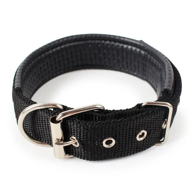 Pet Dog Collar Soft Cotton Adjustable Collar For Dog Cat Accessories Small Large Dog Collars Golden Retriever Dulldog S-XL Size