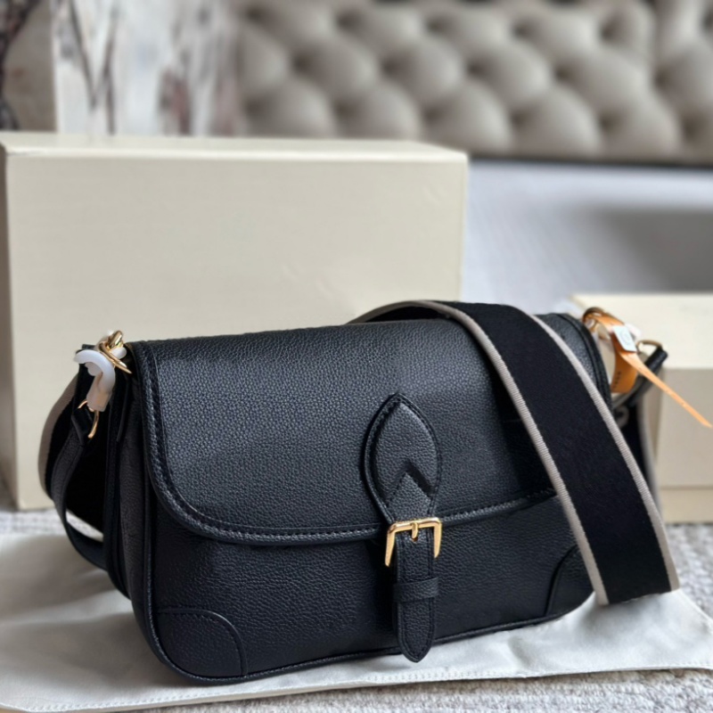 Designer DIANE satchel bag women canvas letter flower embossed cowhide jacquard strap Purse clutch crossbody handbag shoulder bag