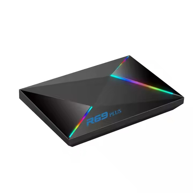 R69 Plus Android 14 Smart TV Box Allwinner H728 BT5.0 1000M 8K HD USB3.0 4G32G /64G WiFi6 Set Top Box Media Player