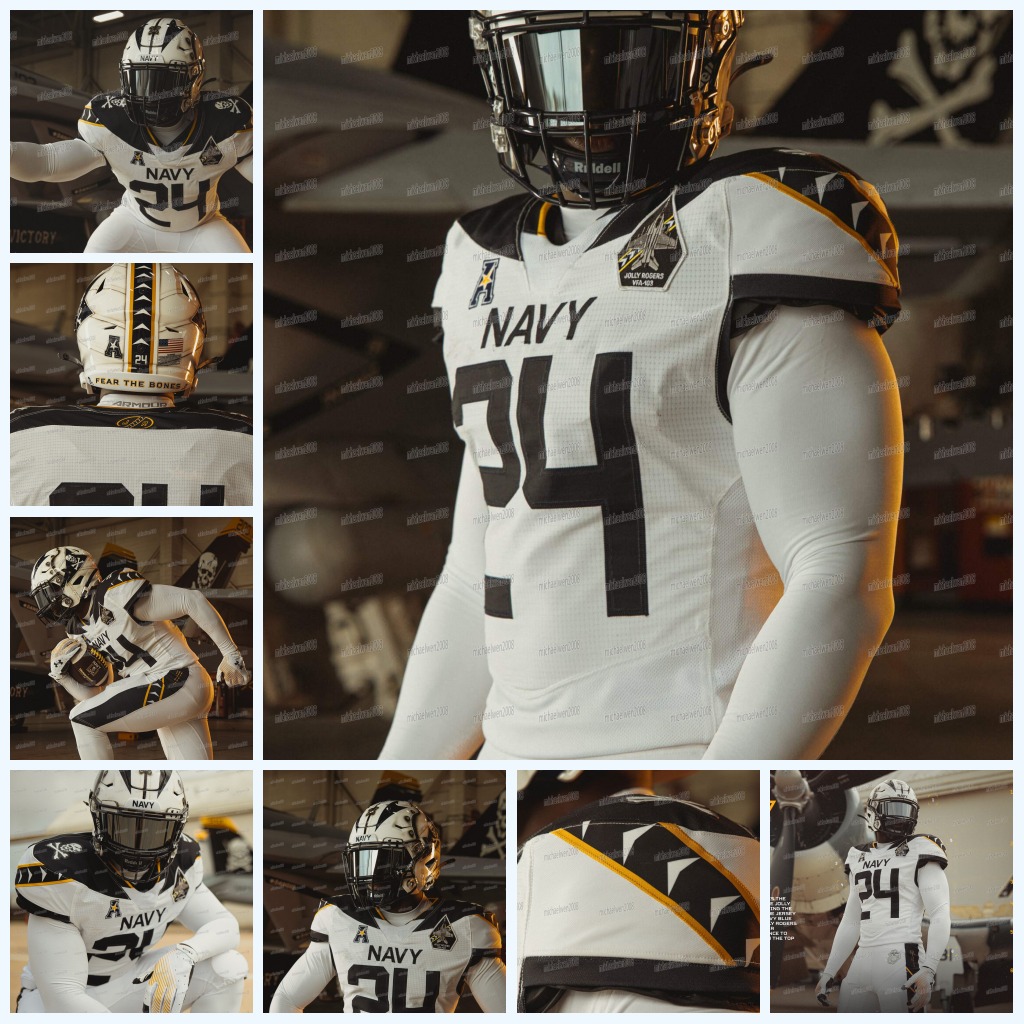 Naval Academy Navy Jolly Rogersinspired Jersey Custome