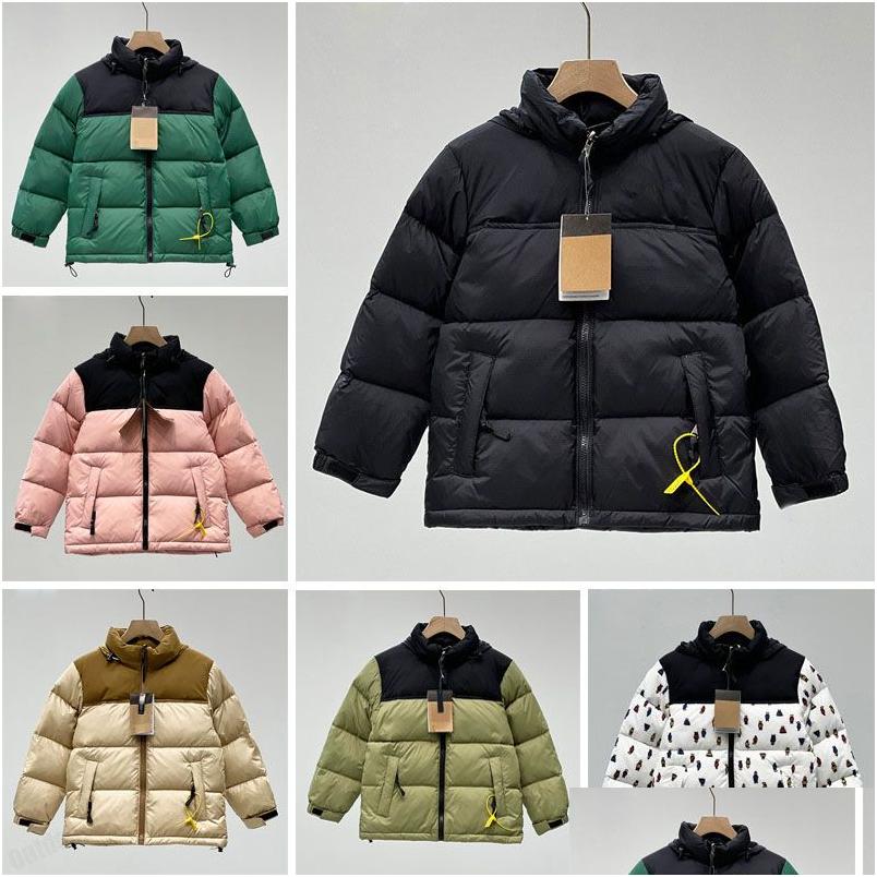 Down Coat 2023 Kids Hildren Nf North Designer Face Winter Jacket Boys Girls Youth Outdoor Warm Parka Black Puffer Jackets Letter Print Otpcv