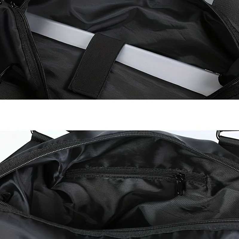 Hand-held travel bag men business travel large capacity duffel bag short distance lightweight casual shoulder bagXJ241122