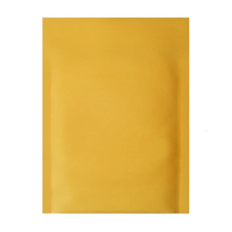 50/100 pieces of yellow kraft paper bubble mail bag packaging bag self sealing filled envelope polyester lined transport bag 241121