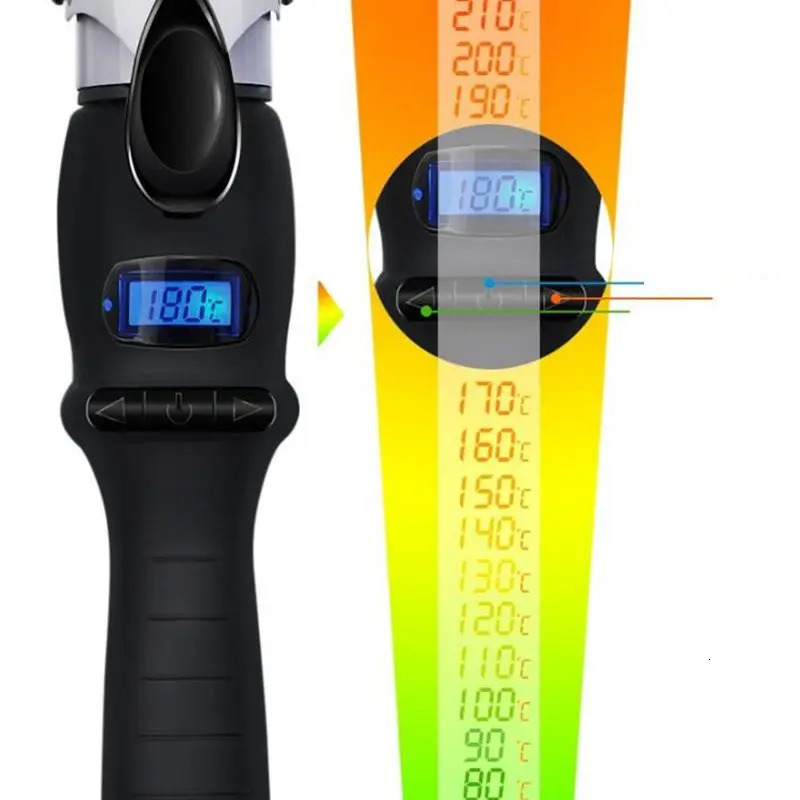 LCD Temperature Adjustment Hair Curler Professional Curling Irons Wand Wavers Beauty Styling Tools 240412