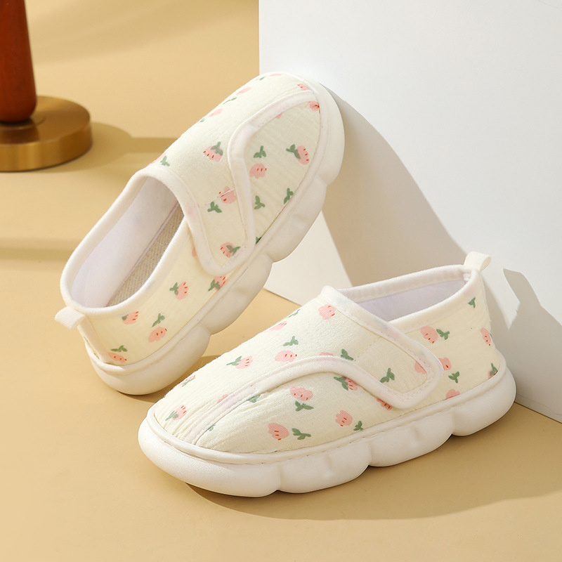Breathable Postpartum Shoes | Soft Sole Cotton Slippers for Summer