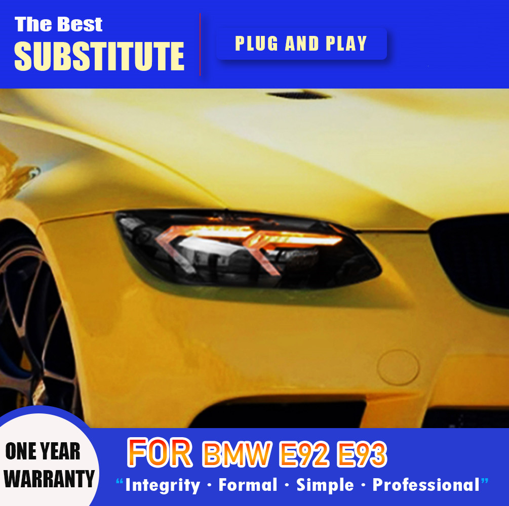 LED Headlight for BMW E92 2011-2013 Headlights E92 330I 335I Modification Assembly LED Lens DRL Turn Signal Light