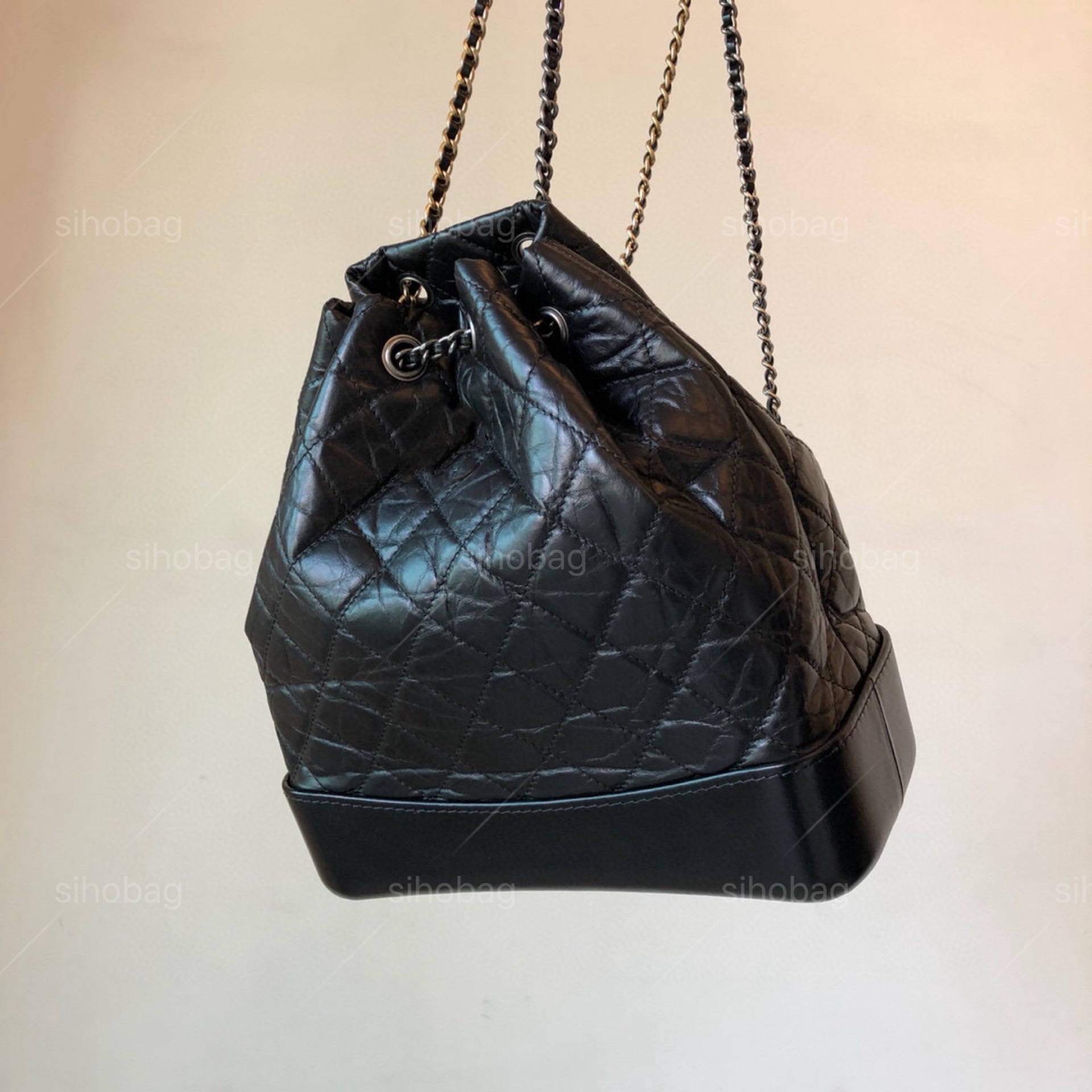 Classic Gabrielle Backpack Mirror Quality Hobo Chains Tote Travel Designer Lady Sg Vintage Handbag Fashion Shoulder Bag Original Leather Full Package