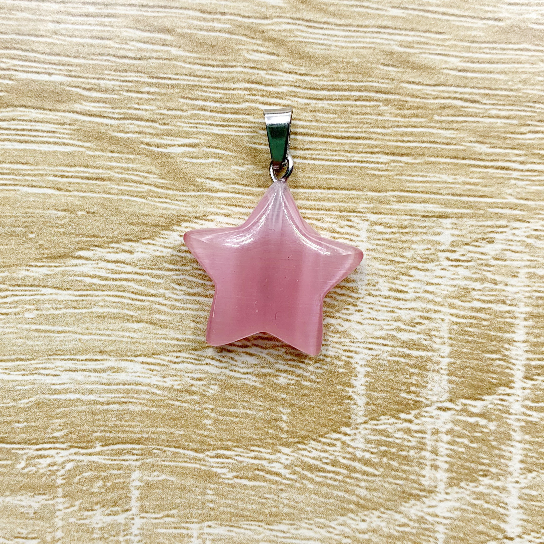 Natural Stone Pentagon-Shaped Fashion Beads Necklace Pendants for Jewelry Making