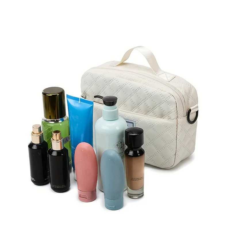 2pcs/set Large Capacity Travel Duffle Bag Sports Fitness Gym Yoga Tote Weekender Overnight Bag Makeup Bag for WomenXJ241122