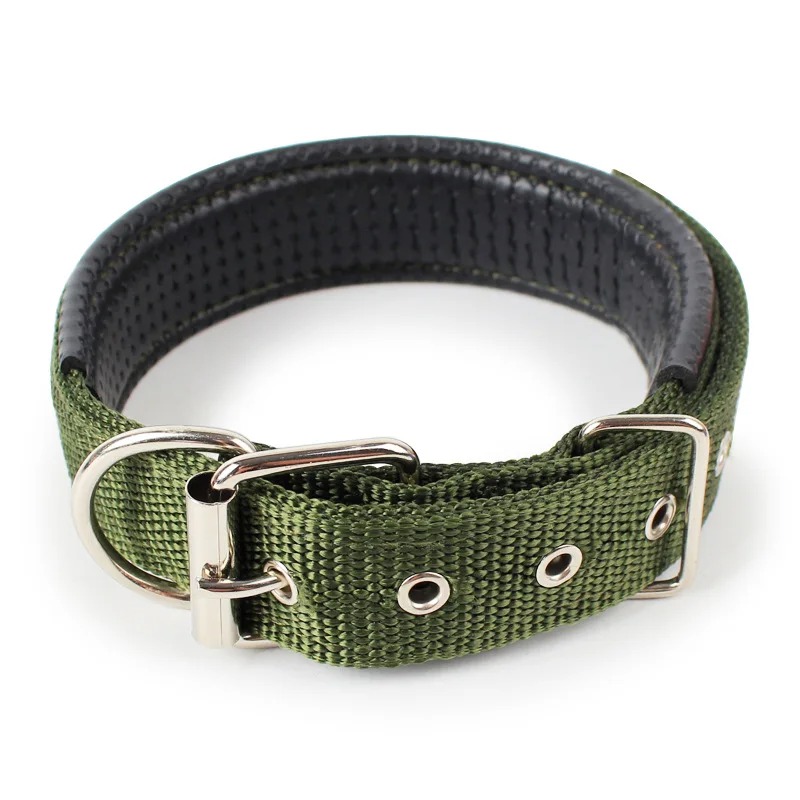 Pet Dog Collar Soft Cotton Adjustable Collar For Dog Cat Accessories Small Large Dog Collars Golden Retriever Dulldog S-XL Size