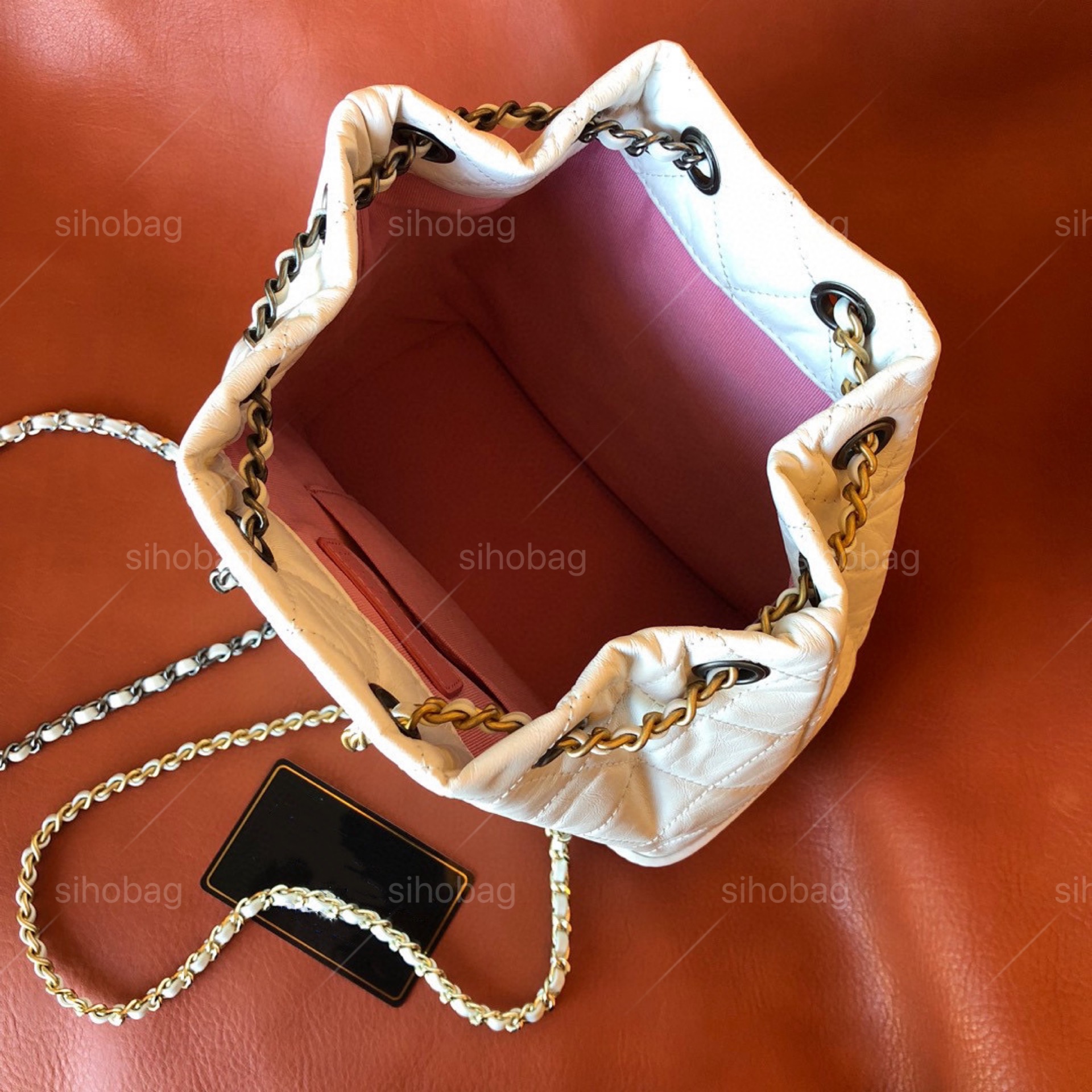 Classic Gabrielle Backpack Mirror Quality Hobo Chains Tote Travel Designer Lady Sg Vintage Handbag Fashion Shoulder Bag Original Leather Full Package