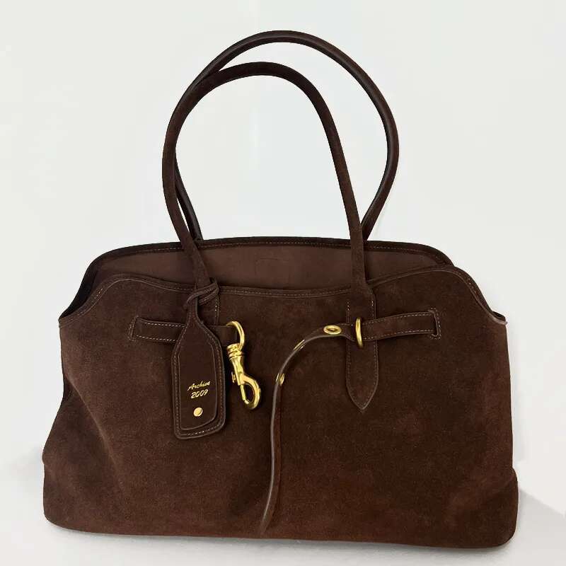 7A Designer Bag Vintage Tote Bag Suede Bag Women Shoulder Bags Aventure Shell Bag Leather Crossbody Handbag