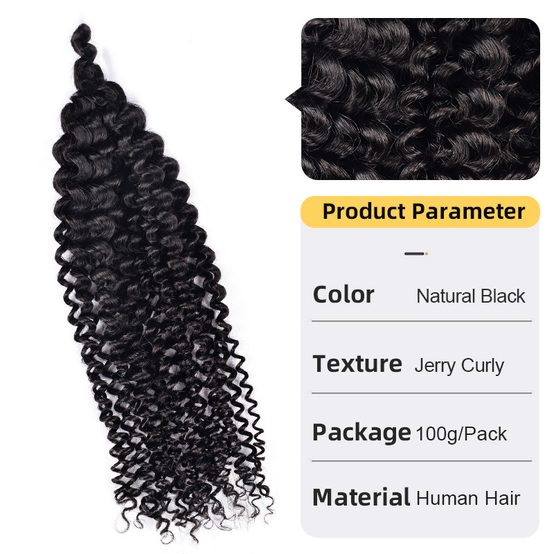 New bulk Hair Bulks hair jerry curly European and American fashion Hair Extensions