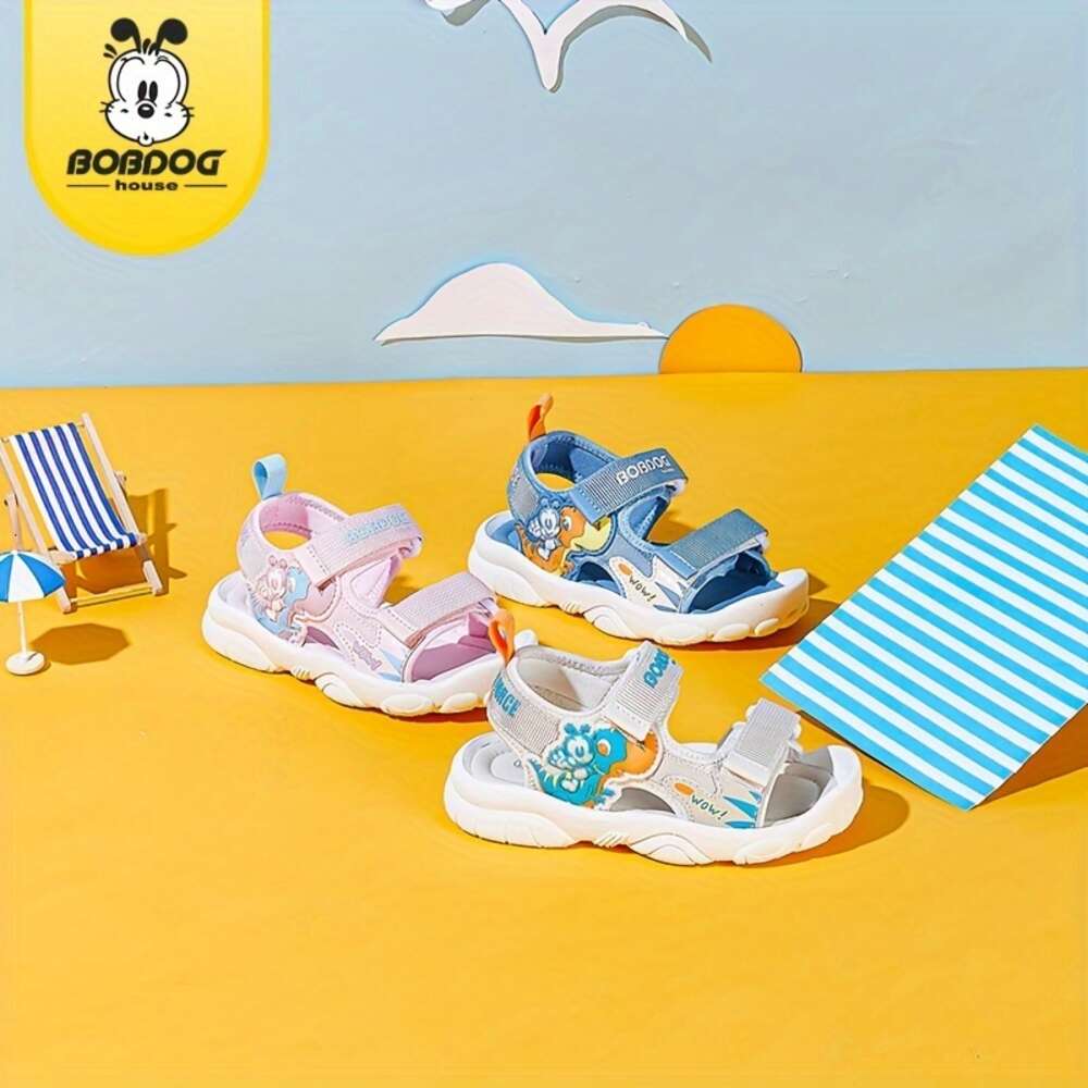 BOBDOG House Unisex Kid's Open Toe Breathable Sandals Comfy Durable Beach Water Shoes Summer BJ22663