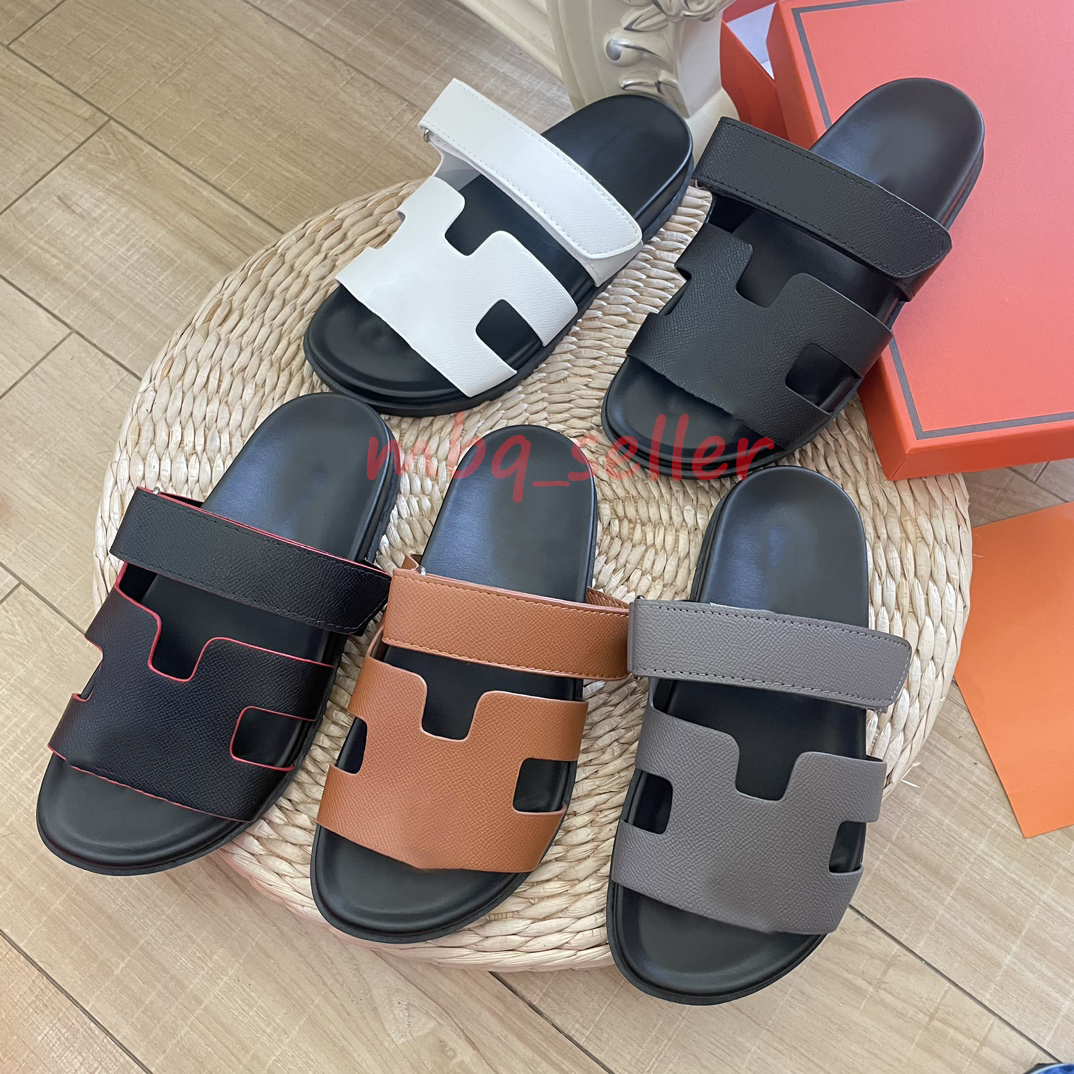 With box Chypre Sandals Women men Designer slides classics slippers fur Shearling leather Canvas slide fuzzy Plush slipper Orange Red Luxury wome