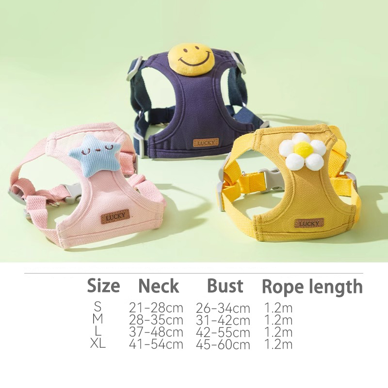 Premium Quality Adjustable Canine Gear Comfortable Full Body Vest and Robust Neckband