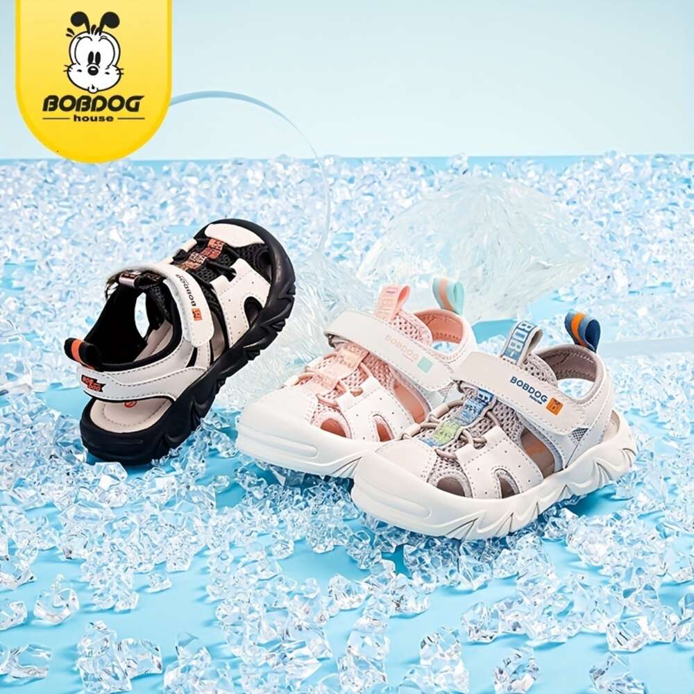 BOBDOG House Unisex Kid's Close Toe Breathable Sandals, Comfy Non Slip Durable Shoes for Boy's & Girl's Outdoor Activities BJ32259