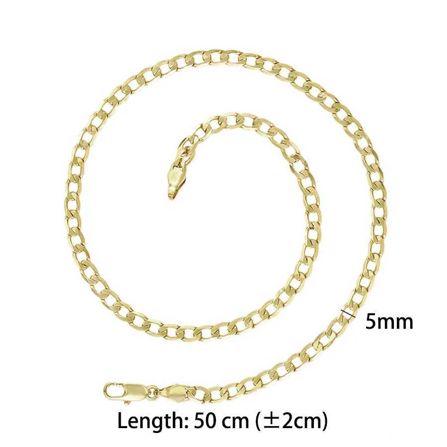 MxGxFam Figaro Tiny NK Chain Necklace For Women Men 14 K Light / 18 K / White Gold Plated Fashion XP JewelryX241123