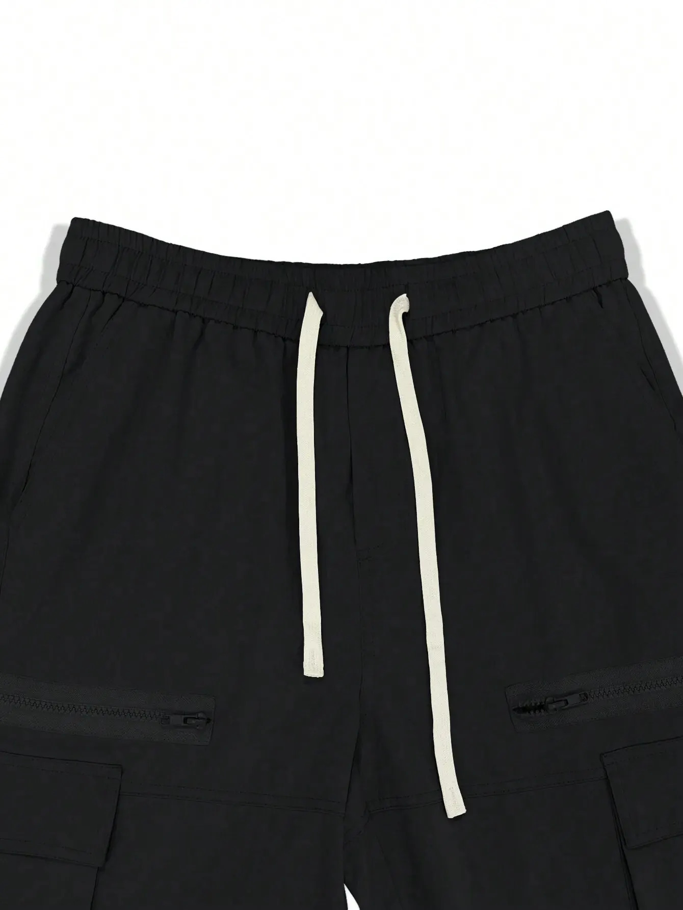 Solid Multi Flap Pockets Straight Leg Cargo Mens Work Loose Casual Outdoor Baggy Pants Trendy Streetwear Z260315