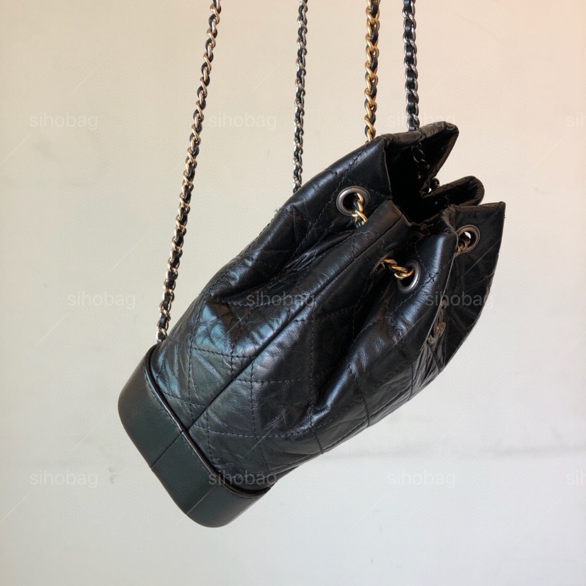 Classic Gabrielle Backpack Mirror Quality Hobo Chains Tote Travel Designer Lady Sg Vintage Handbag Fashion Shoulder Bag Original Leather Full Package