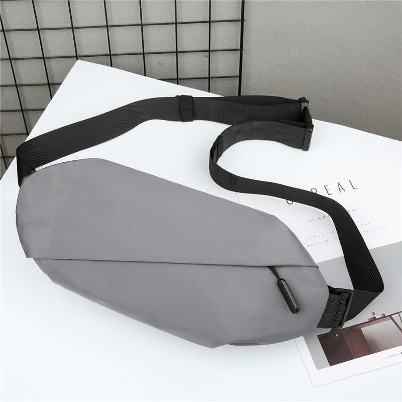 waterproof chest bag waist bag for men and women, personalized casual outdoor sports crossbody bag, fashionable Korean trend men's bag 241123