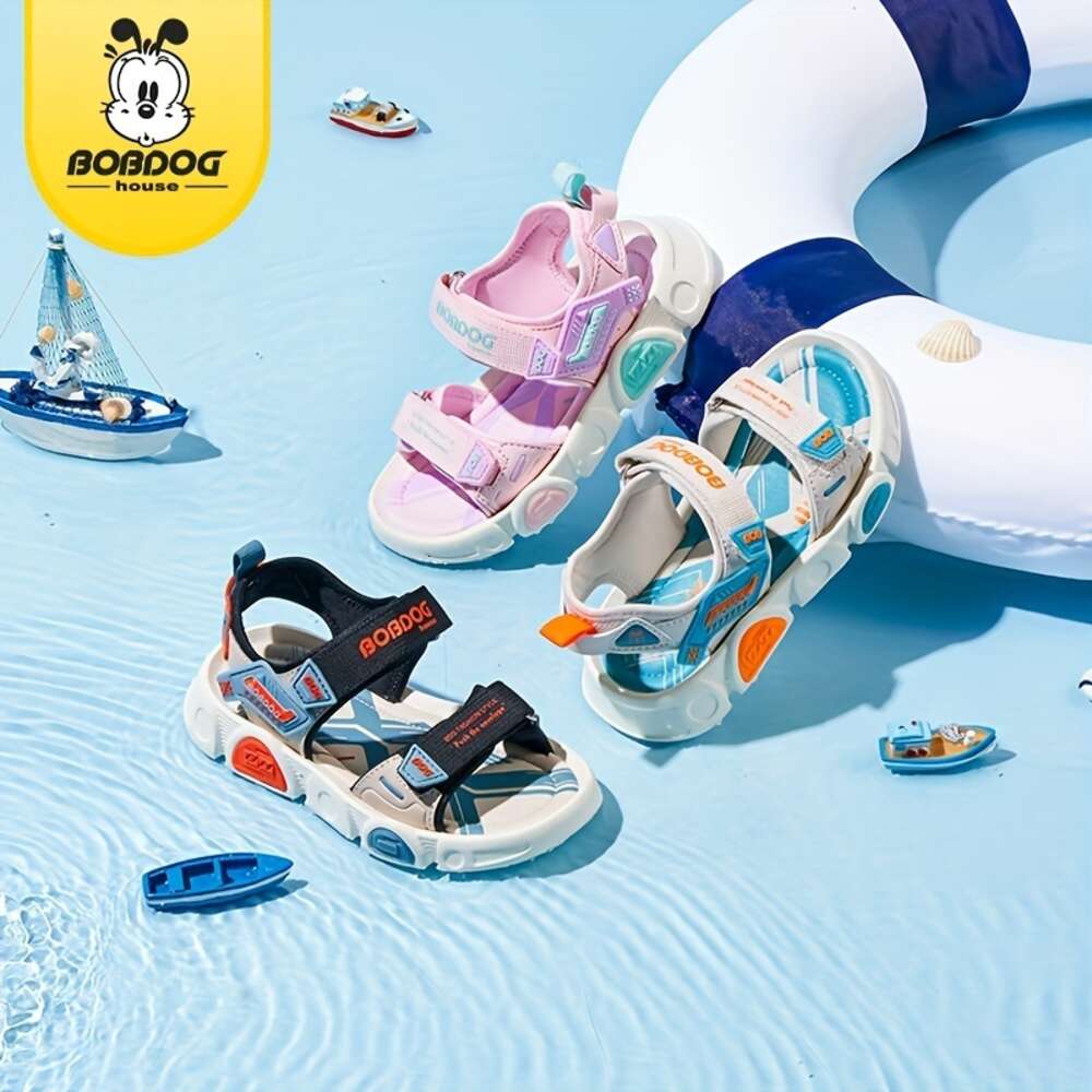BOBDOG House Unisex Kid's Open Toe Breathable Sandals Comfy Durable Beach Water Shoes for Boy's & Girl's Outdoor Activities BMT22250
