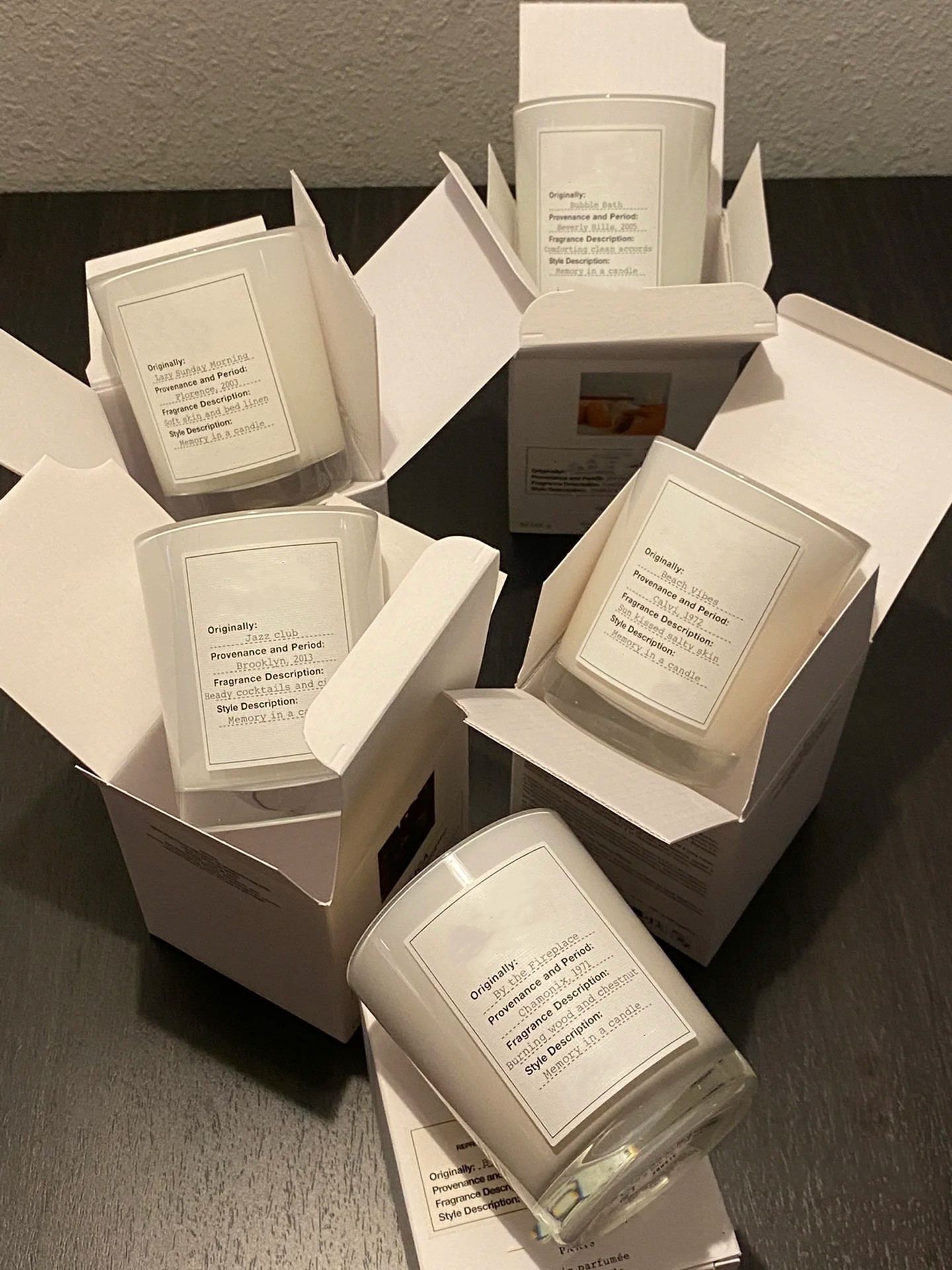 Scented Candle High Quality Fragrance Wax Incense Lazy Sunday Morning Perfume Candle 165g jazz club autumn vibes bubble bath Bougie Parfum Scented Can