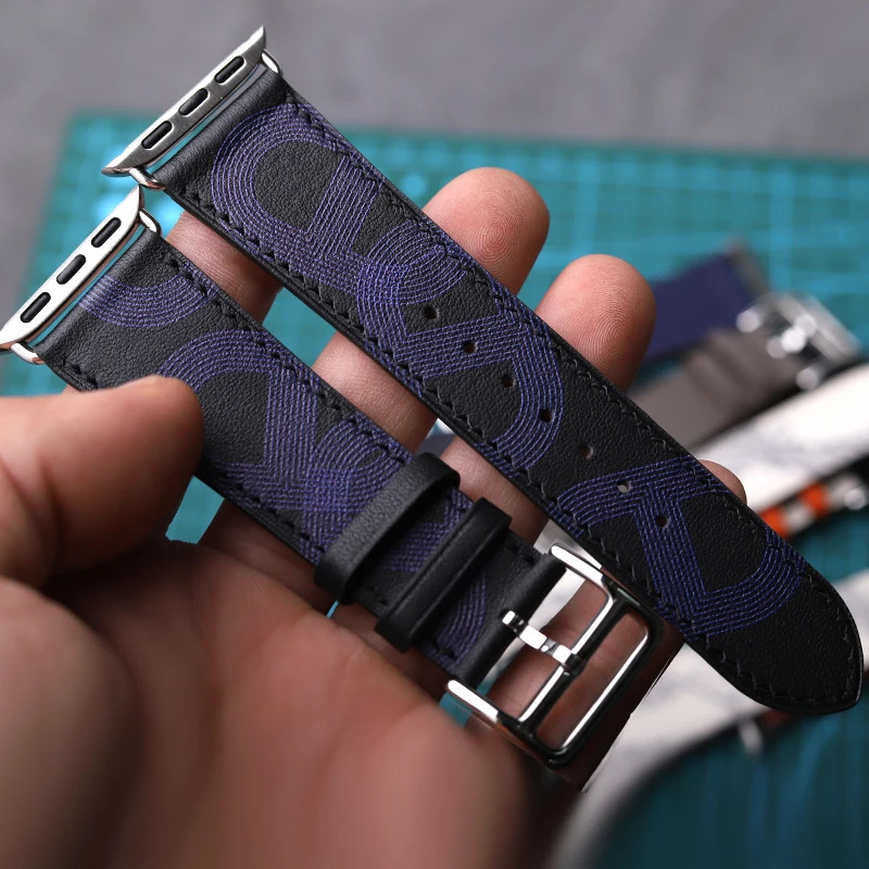 leather strap for Watch 10s mm Ultra 49mm series 9 8 7 6 SE 45mm 44mm accessory watch strap H 241122