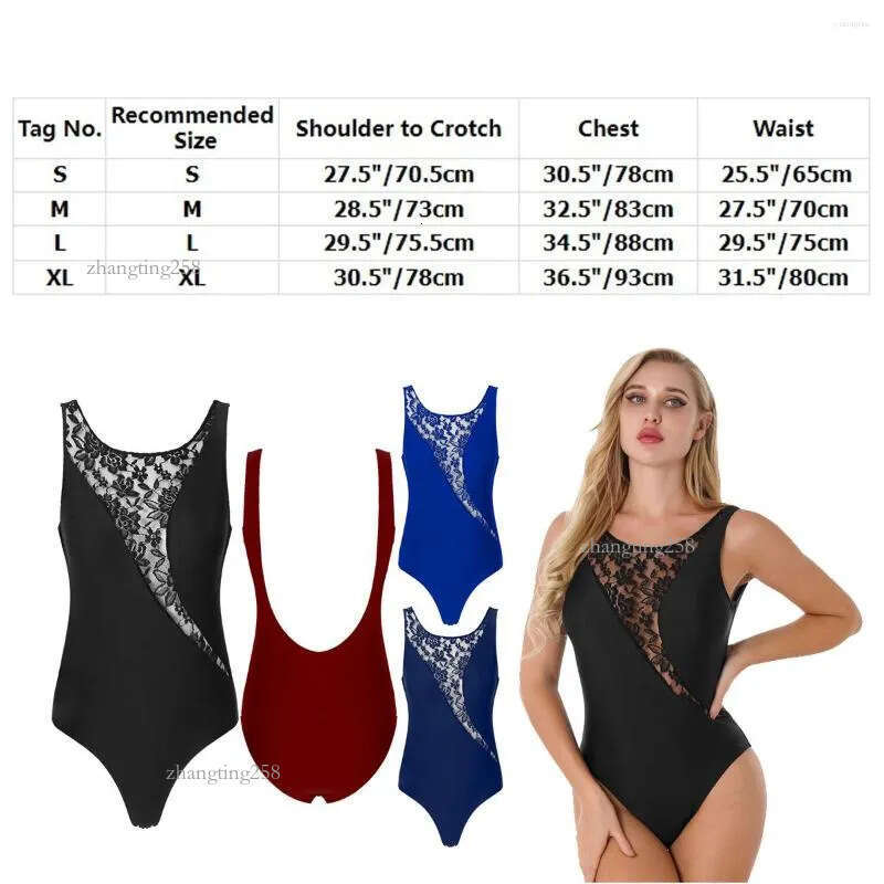 Stage Wear Womens Sparkly Tassel Bodysuit Sequins Gymnastics Ballet Dance Leotard Fringed Jumpsuits Latin Jazz Performance Costume
