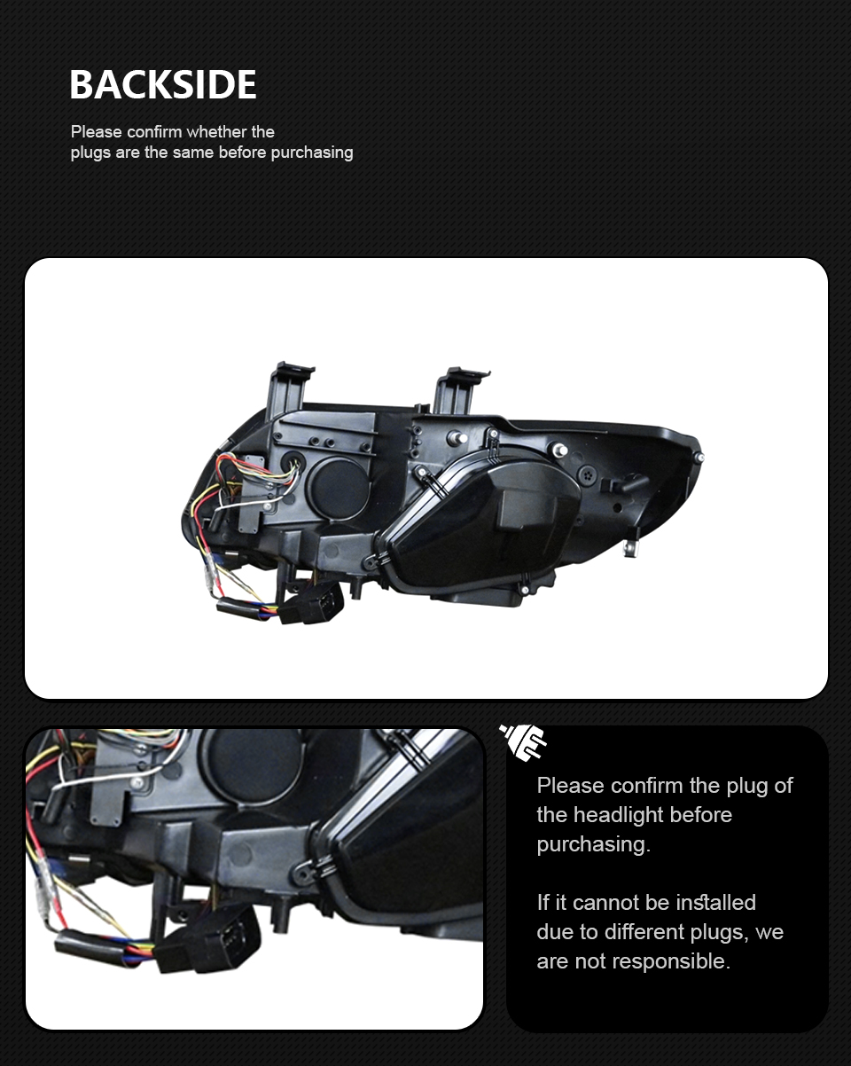 LED Headlight for BMW E92 2011-2013 Headlights E92 330I 335I Modification Assembly LED Lens DRL Turn Signal Light