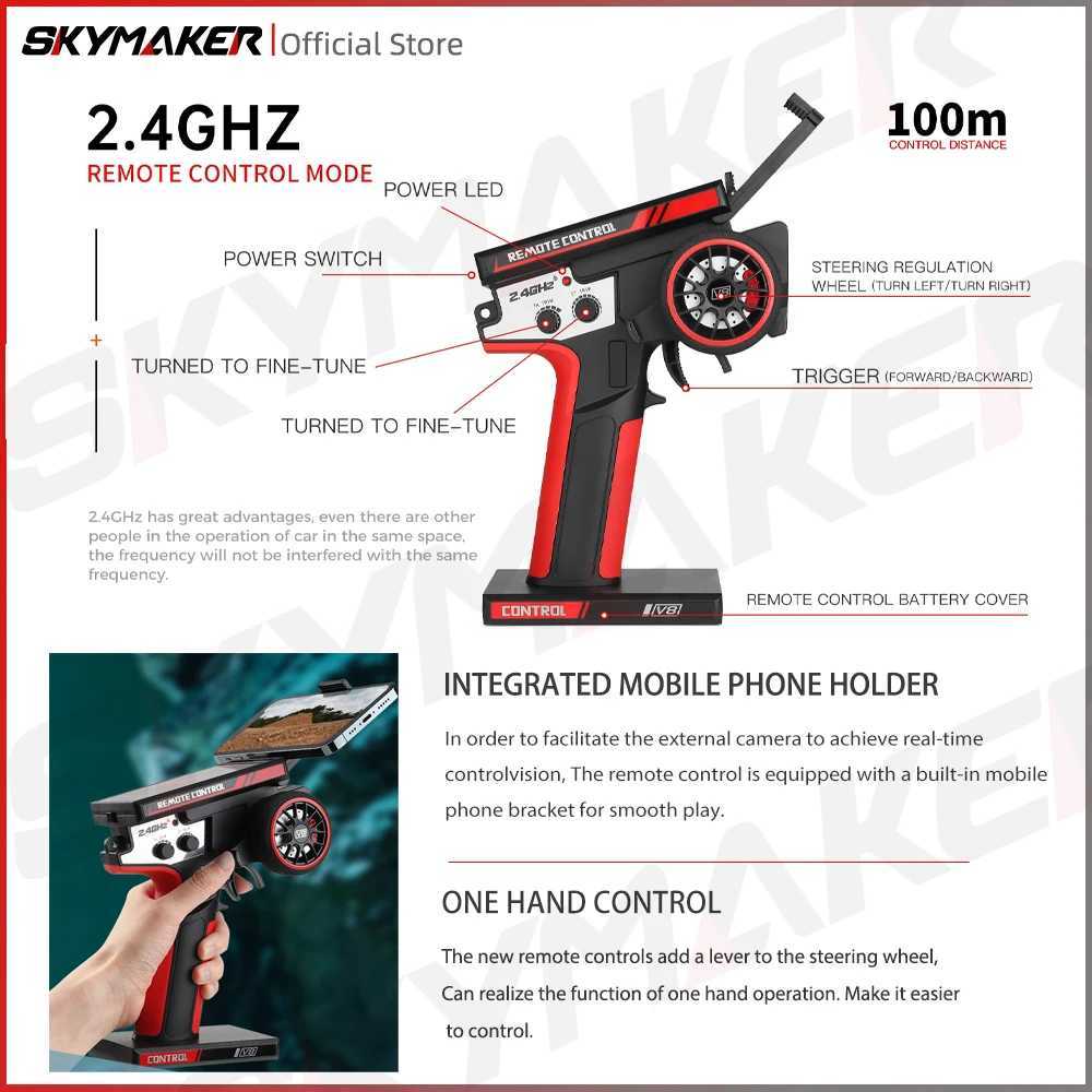 Free shipping Electric/RC Wltoys 1/12 124010 V8 2.4G Racing Drift RC Cars 4WD 550 Motor 55km/h High Speed Remote Control Car Off-Road Toys