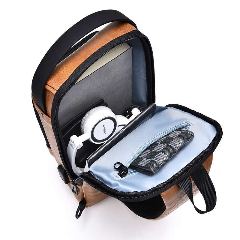 Men Sg Backpack Cross body Shoulder Chest with USB Charge Port Anti-theft Travel Motorcycle Rider Male Side Messenger Bag