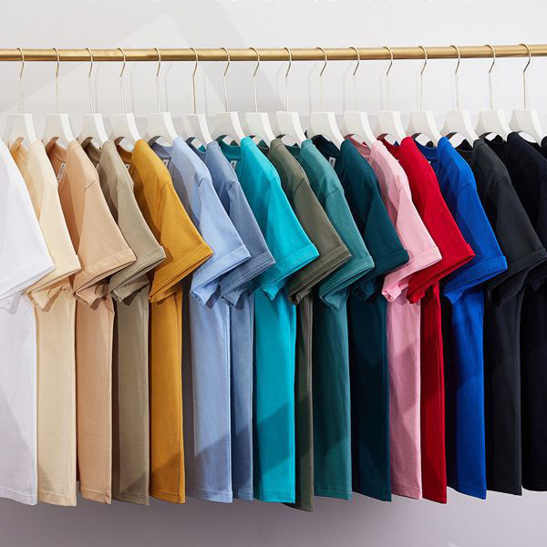 2024 Summer mens women shirts tees 230g heavy cotton short sleeve T-shirts men loose solid color base shirt T shirt white clothes shirt Breathable S-4