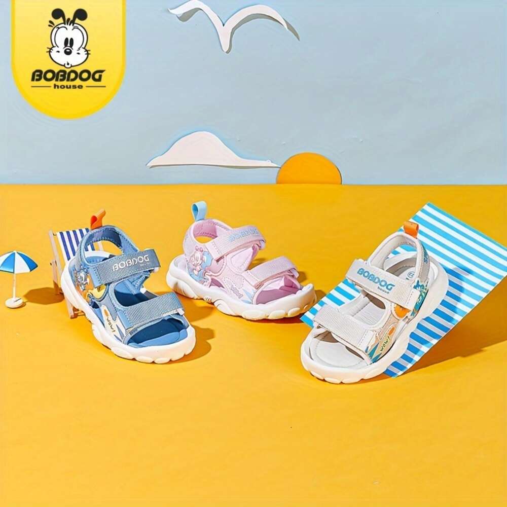 BOBDOG House Unisex Kid's Open Toe Breathable Sandals Comfy Durable Beach Water Shoes Summer BJ22663