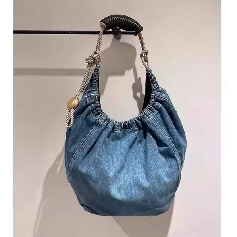 Denim Messenger For Women Fashion Shoulder Bags Chic Hobo Casual Crossbody Outdoor Travel Tote Women's Bag